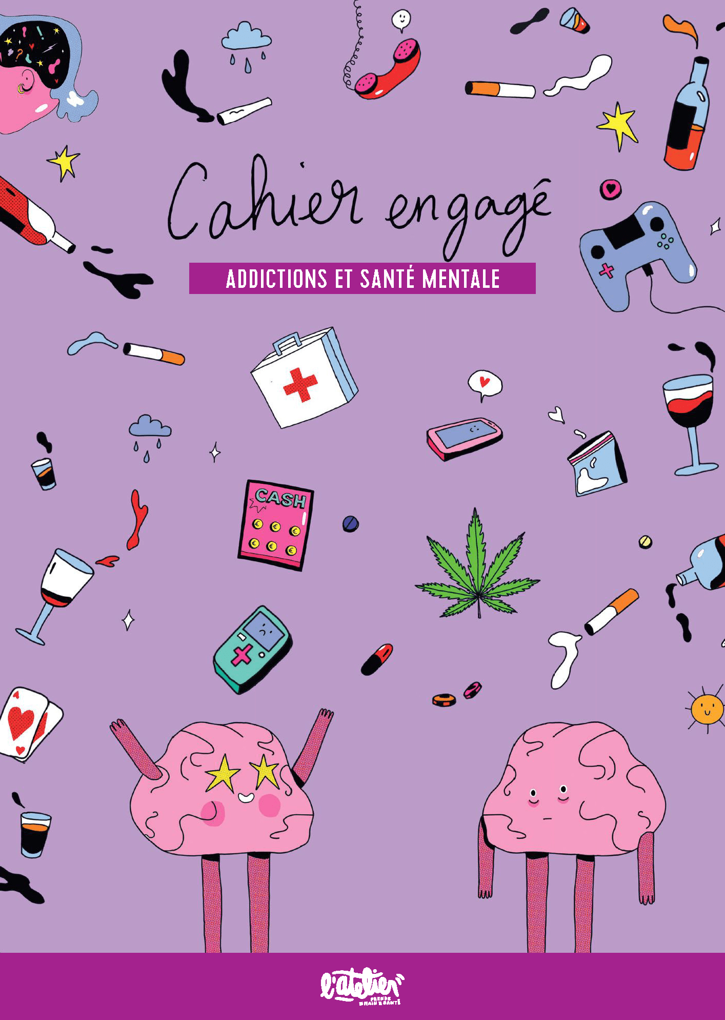 crips cahier engage addictions couverture