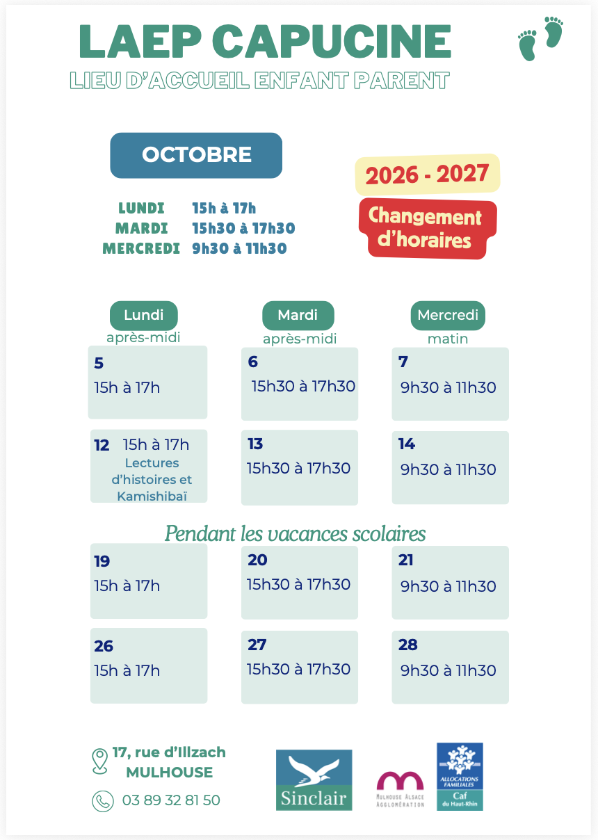 LAEP Capucine octobre 2026