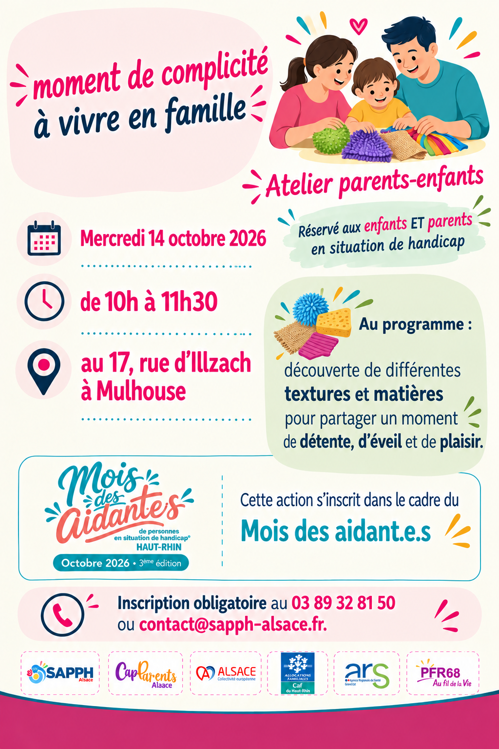 1410 Mois des aidants Ateliers parents enfants