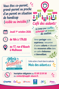 Café des Aidants - 1er Octobre 2026 - SAPPH Alsace & CAP Aidants