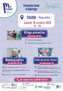 Dernière date M'Ta Santé - Village prévention - Samedi 10 octobre à Thann