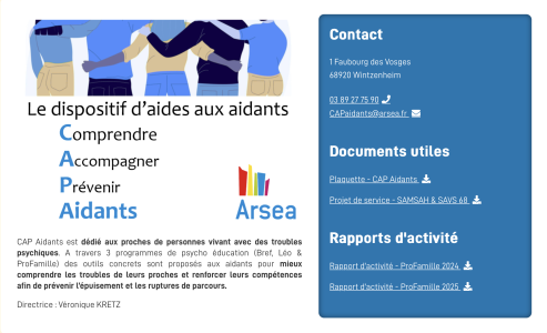 Prochaine session de Profamille - Automne 2026 - CAP Aidant