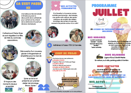 Programme Juillet GEM La navette