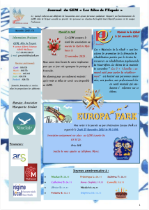 Programme novembre 2025 GEM