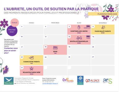 Programme MARS 26 AUBRIETE