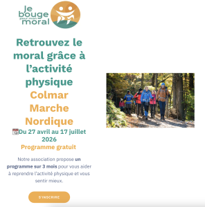 Je bouge pour mon moral COLMAR