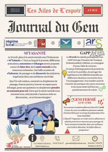Programme d'AVRIL du GEM Les ailes de l'espoir