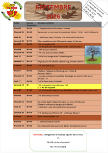 ☀️ Planning Septembre 2026 - GEM Les Soleils du Sundgau d'Altkirch